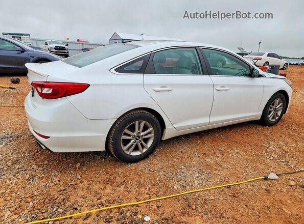 5NPE24AF3GH291682 2016 HYUNDAI SONATA White Задня права чверть