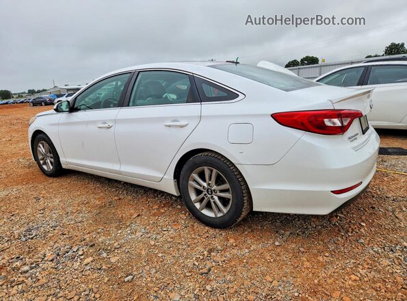 5NPE24AF3GH291682 2016 HYUNDAI SONATA White Задня ліва чверть