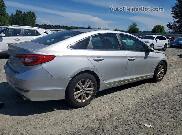 5NPE24AF3GH295277 2016 HYUNDAI SONATA Серебряный Задняя правая четверть