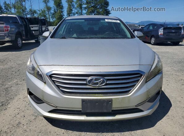5NPE24AF3GH295277 2016 HYUNDAI SONATA Серебряный Вид спереди