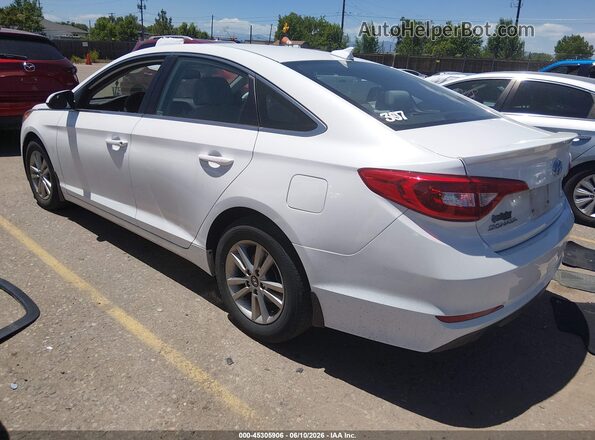 5NPE24AF3GH303233 2016 HYUNDAI SONATA Белый Задняя левая четверть