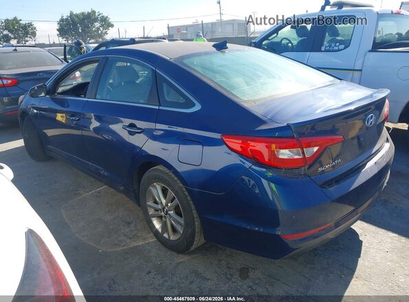 5NPE24AF3GH331341 2016 HYUNDAI SONATA Blue Tył lewy