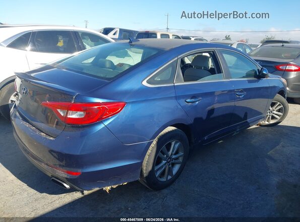 5NPE24AF3GH331341 2016 HYUNDAI SONATA Blue Tył prawy