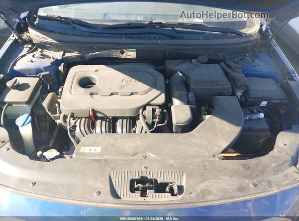 5NPE24AF3GH331341 2016 HYUNDAI SONATA Blue Widok z tyłu
