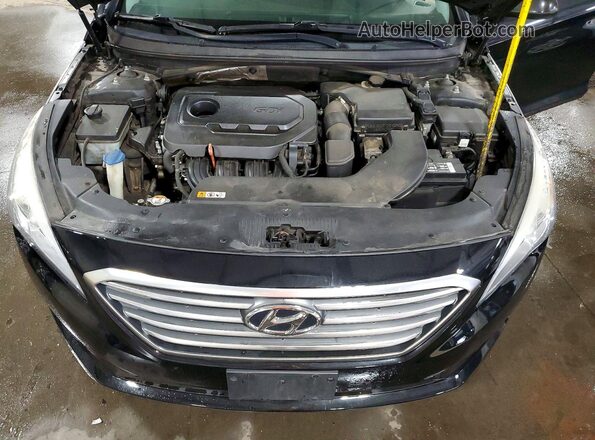 5NPE24AF3GH337107 2016 HYUNDAI SONATA Black Vista interior trasera