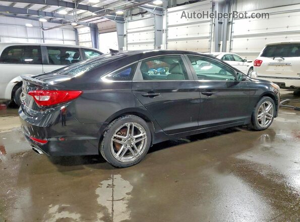 5NPE24AF3GH337107 2016 HYUNDAI SONATA Black Trasero derecho