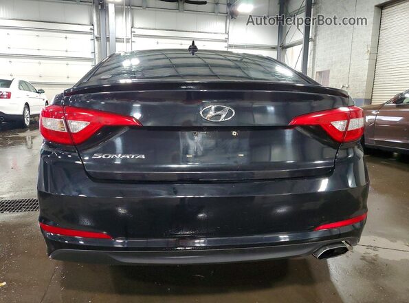 5NPE24AF3GH337107 2016 HYUNDAI SONATA Black Vista trasera