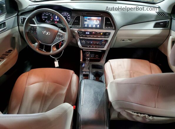 5NPE24AF3GH337107 2016 HYUNDAI SONATA Black Vista del salpicadero