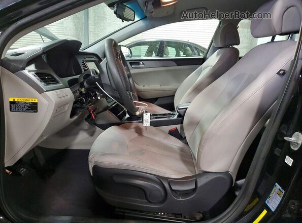 5NPE24AF3GH337107 2016 HYUNDAI SONATA Black Vista interior delantera