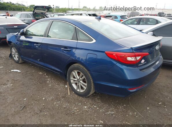 5NPE24AF3GH343943 2016 HYUNDAI SONATA Dark Blue Tył lewy