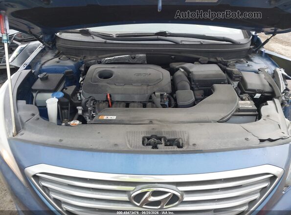 5NPE24AF3GH343943 2016 HYUNDAI SONATA Dark Blue Widok z tyłu