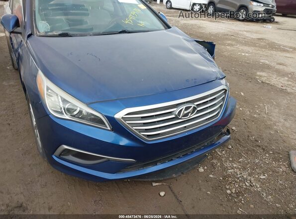 5NPE24AF3GH343943 2016 HYUNDAI SONATA Dark Blue Widok wnętrza z tyłu