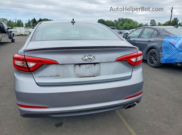 5NPE24AF3GH349399 2016 HYUNDAI SONATA Silver უკანა ხედი