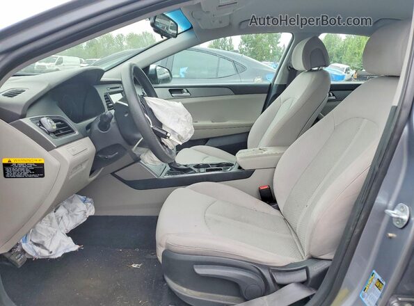 5NPE24AF3GH349399 2016 HYUNDAI SONATA Silver წინა სალონის ხედი