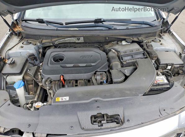 5NPE24AF3GH349399 2016 HYUNDAI SONATA Silver უკანა სალონის ხედი
