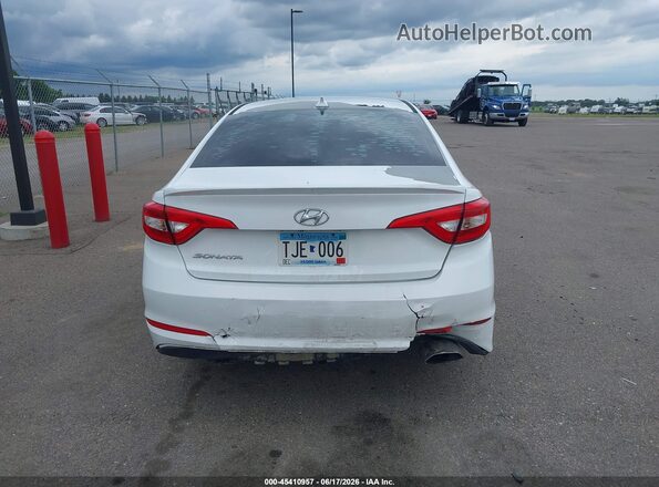 5NPE24AF3GH355350 2016 HYUNDAI SONATA White 