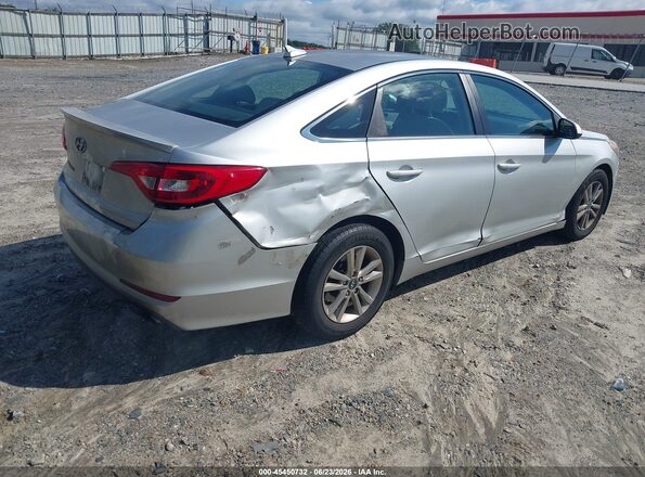 5NPE24AF3GH365571 2016 HYUNDAI SONATA Silver უკანა მარჯვენა