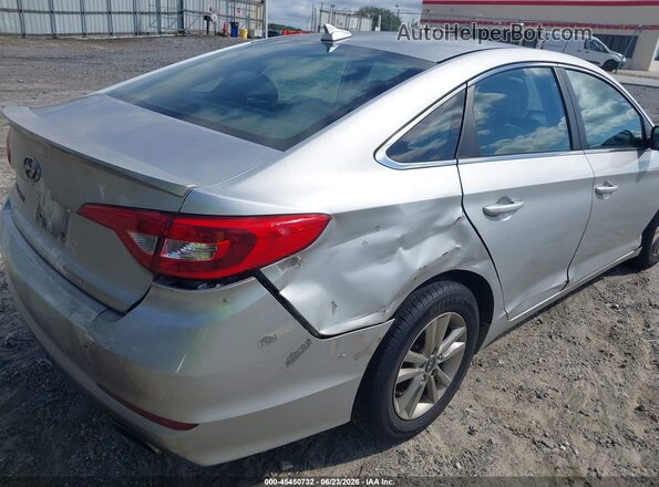 5NPE24AF3GH365571 2016 HYUNDAI SONATA Silver წინა ხედი
