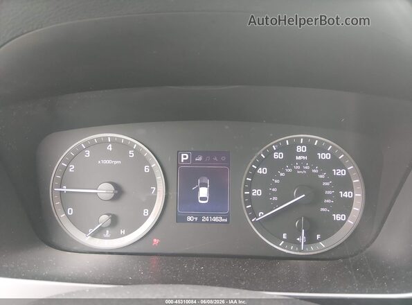 5NPE24AF3GH374688 2016 HYUNDAI SONATA White Vista de los asientos traseros