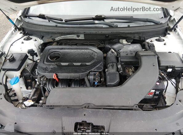 5NPE24AF3GH374688 2016 HYUNDAI SONATA White Vista trasera