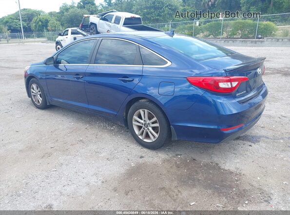 5NPE24AF3GH380751 2016 HYUNDAI SONATA Blue 