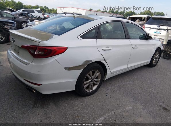 5NPE24AF3GH399428 2016 HYUNDAI SONATA White უკანა მარჯვენა