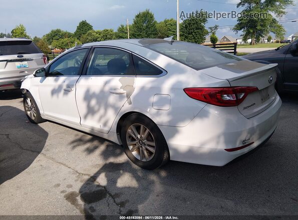 5NPE24AF3GH399428 2016 HYUNDAI SONATA White უკანა მარცხენა