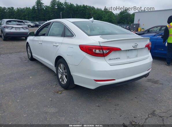 5NPE24AF3GH404613 2016 HYUNDAI SONATA White Trasero izquierdo