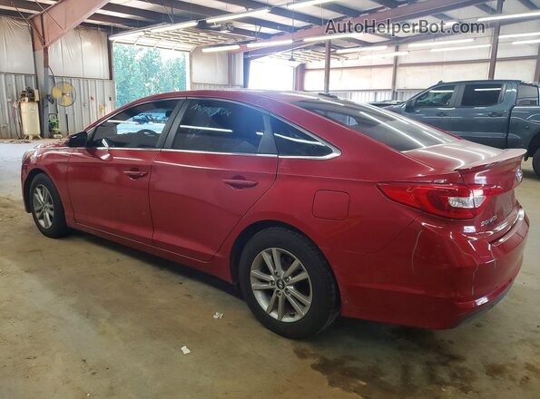 5NPE24AF3HH447320 2017 HYUNDAI SONATA Red Rear left