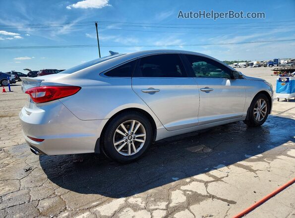 5NPE24AF3HH464036 2017 HYUNDAI SONATA Silver Задня права чверть