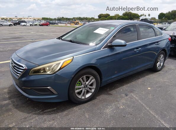 5NPE24AF3HH467261 2017 HYUNDAI SONATA Blue 