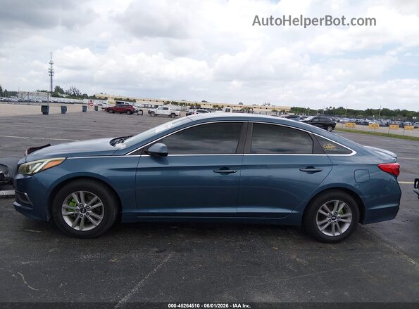 5NPE24AF3HH467261 2017 HYUNDAI SONATA Blue 