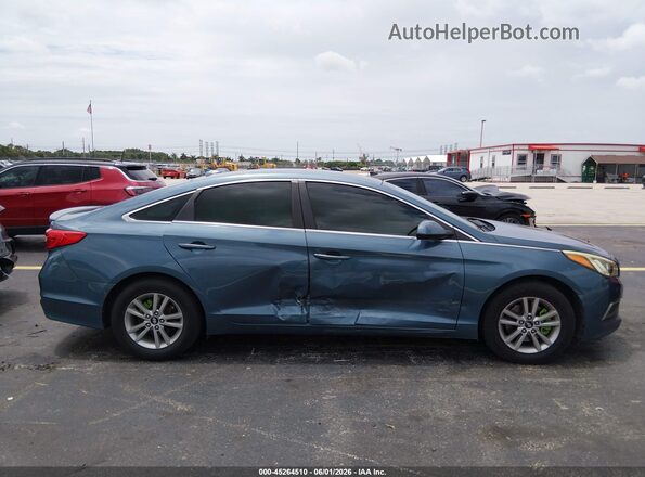 5NPE24AF3HH467261 2017 HYUNDAI SONATA Blue 