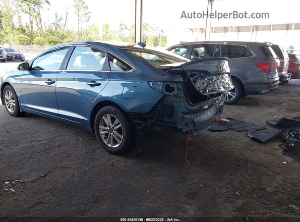 5NPE24AF3HH478034 2017 HYUNDAI SONATA Blue Trasero izquierdo