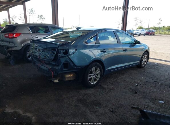 5NPE24AF3HH478034 2017 HYUNDAI SONATA Blue Trasero derecho