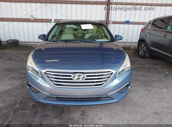 5NPE24AF3HH478034 2017 HYUNDAI SONATA Blue Vista del cuadro de instrumentos