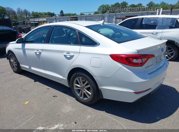 5NPE24AF3HH503840 2017 HYUNDAI SONATA White უკანა მარცხენა