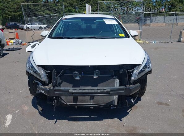 5NPE24AF3HH503840 2017 HYUNDAI SONATA White წინა ხედი