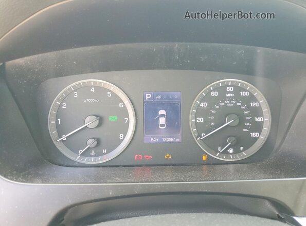 5NPE24AF3HH526535 2017 HYUNDAI SONATA Silver Սարքավորումների վահանակի տեսք