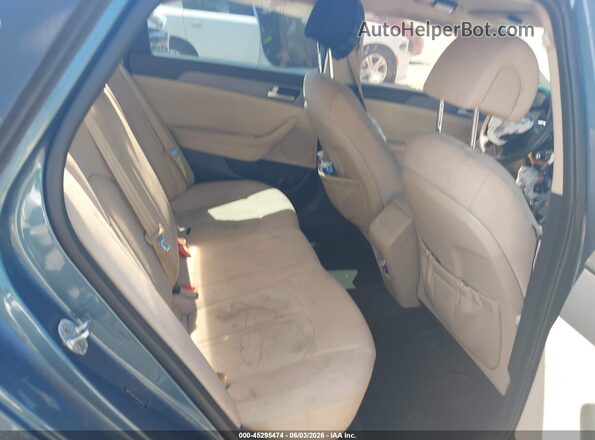 5NPE24AF3HH530570 2017 HYUNDAI SONATA Blue Вид наклейки з VIN-кодом