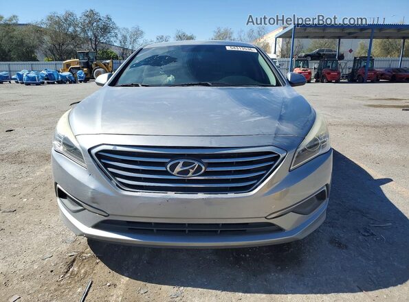 5NPE24AF3HH540760 2017 HYUNDAI SONATA Silver წინა ხედი