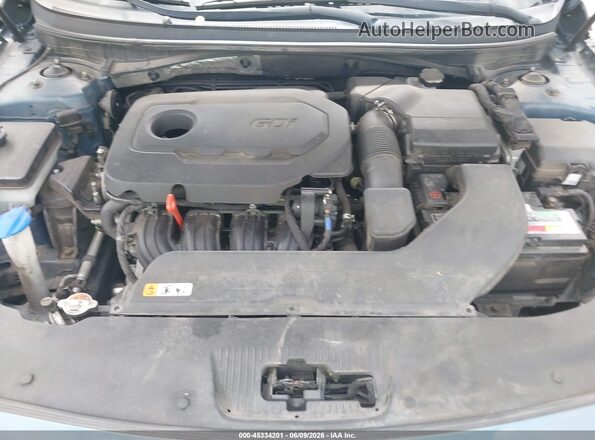 5NPE24AF3HH553833 2017 HYUNDAI SONATA Синий Вид сзади