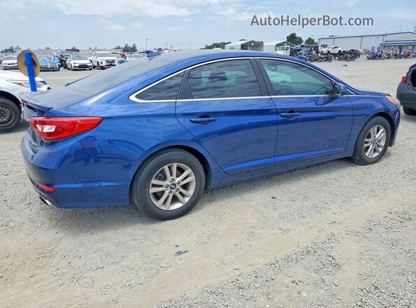 5NPE24AF3HH556375 2017 HYUNDAI SONATA Blue Հետևի աջ