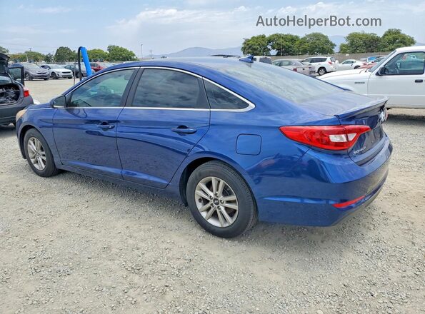 5NPE24AF3HH556375 2017 HYUNDAI SONATA Blue Հետևի ձախ