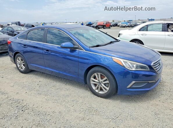 5NPE24AF3HH556375 2017 HYUNDAI SONATA Blue Առջևի աջ