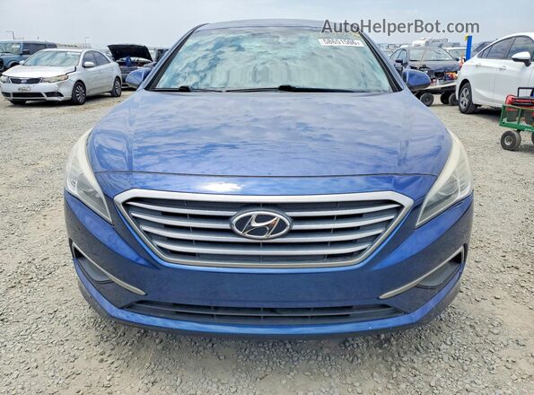 5NPE24AF3HH556375 2017 HYUNDAI SONATA Blue Դիմացի տեսք