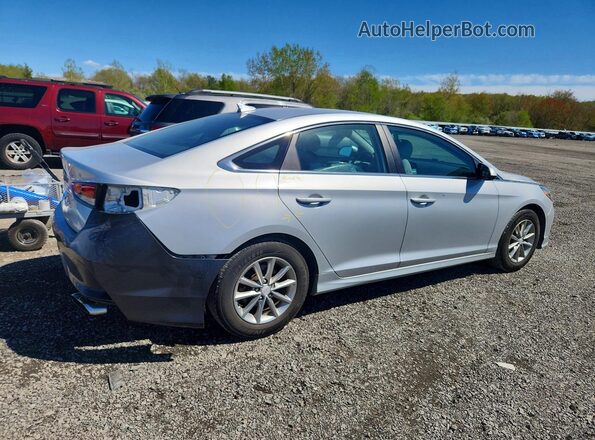 5NPE24AF3JH644669 2018 HYUNDAI SONATA Silver Задня права чверть