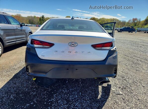 5NPE24AF3JH644669 2018 HYUNDAI SONATA Silver Вид ззаду