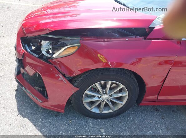 5NPE24AF3JH663223 2018 HYUNDAI SONATA Red Вид спереду
