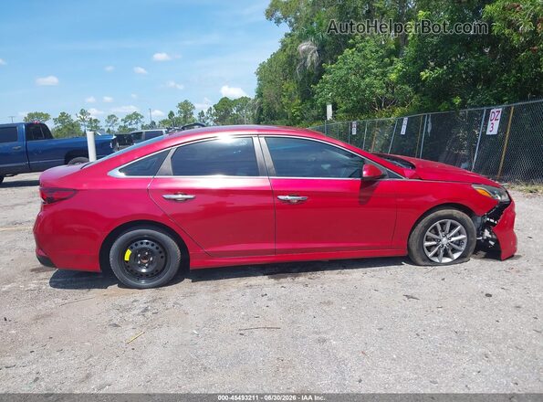 5NPE24AF3JH663223 2018 HYUNDAI SONATA Red Панорамний вид салону 360°